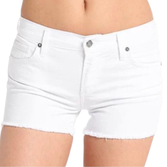 Citizens Of Humanity Pants - 🎉HP🎉 Citizens of Humanity white denim shorts with frayed hem / 30 / EUC